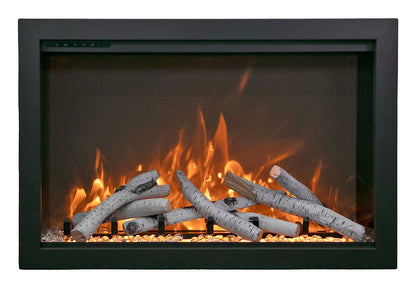 Amantii 33" Traditional Bespoke Indoor / Outdoor Smart Electric Fireplace