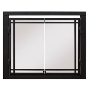 dimplex revillusion 42" built-in firebox - front door close up- Very Good Fireplaces