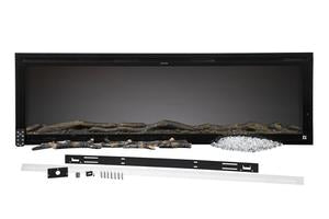 Touchstone Sideline Elite Electric Fireplace 100" Recessed - contents that come in the box