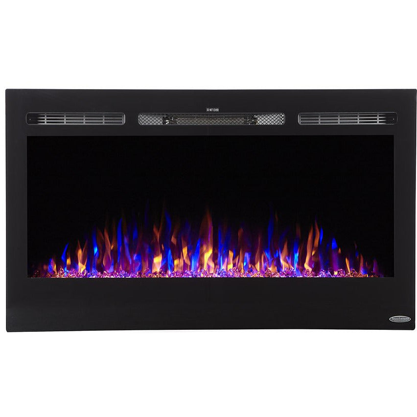 Touchstone Sideline 36" Recessed or Mounted Electric Fireplace