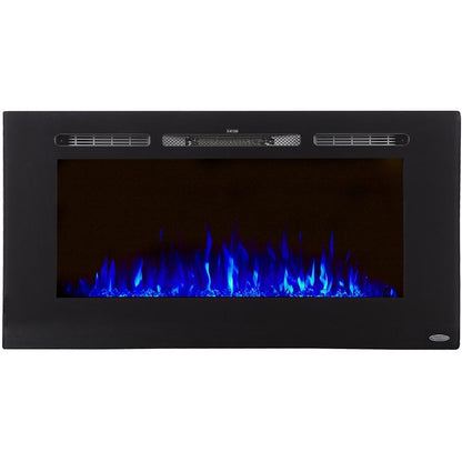 Touchstone Sideline 40" Recessed or Mounted Electric Fireplace