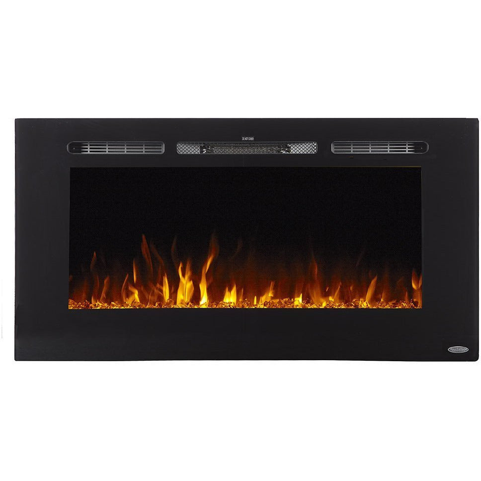 Touchstone Sideline 40" Recessed or Mounted Electric Fireplace