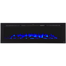 Load image into Gallery viewer, Touchstone Sideline 72&quot; Recessed or Mounted Electric Fireplace