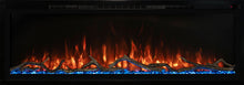 Load image into Gallery viewer, Modern Flames Slimline 100&quot; Built-In Linear Electric Fireplace in Orange and Blue - Very Good Fireplaces