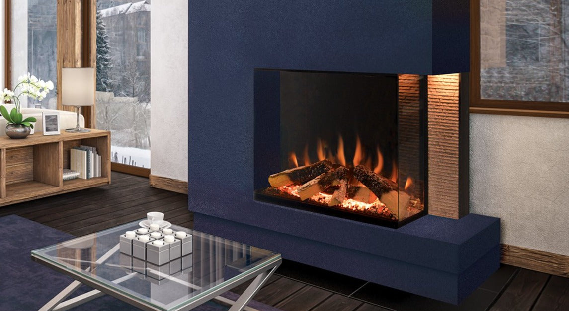 European Home Tyrell Multi Sided Electric Fireplace | Very Good Fireplaces
