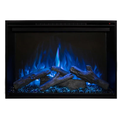 Modern Flames Redstone Built-In Electric Fireplace with blue flame