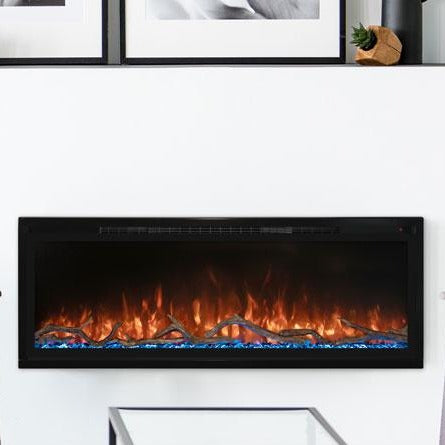 Modern Flames Slimline 74" Built-In Linear Electric Fireplace - Very Good Fireplaces