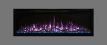 Load image into Gallery viewer, Modern Flames Slimline Fireplace | 50&quot; Wall Mount or Recessed Electric Fireplace with Pink Flame - Very Good Fireplaces