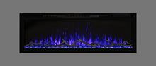 Load image into Gallery viewer, Modern Flames Slimline Fireplace | 50&quot; Wall Mount or Recessed Electric Fireplace in Purple - Very Good Fireplaces
