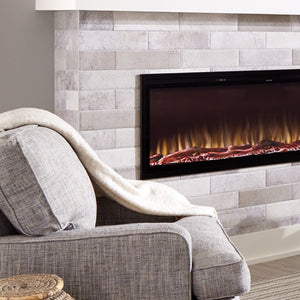 Touchstone Sideline Elite Smart 80050 84" WiFi-Enabled Recessed Electric Fireplace (Alexa/Google Compatible)