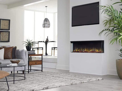 Touchstone Sideline Infinity 3 Sided 50" WiFi Enabled Recessed Electric Fireplace (Alexa/Google Compatible)